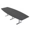 Skutchi Designs 45 in W, 144 in L, 29 in H, Engineered Wood Top, Grey HAR-BOT-46x143-T-ASIANNIGHT - alternate 1